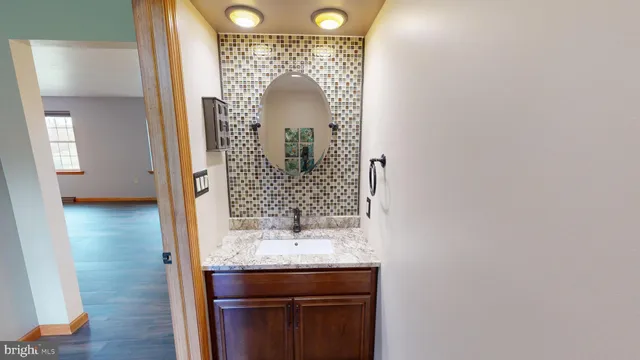 a view of balcony and yard