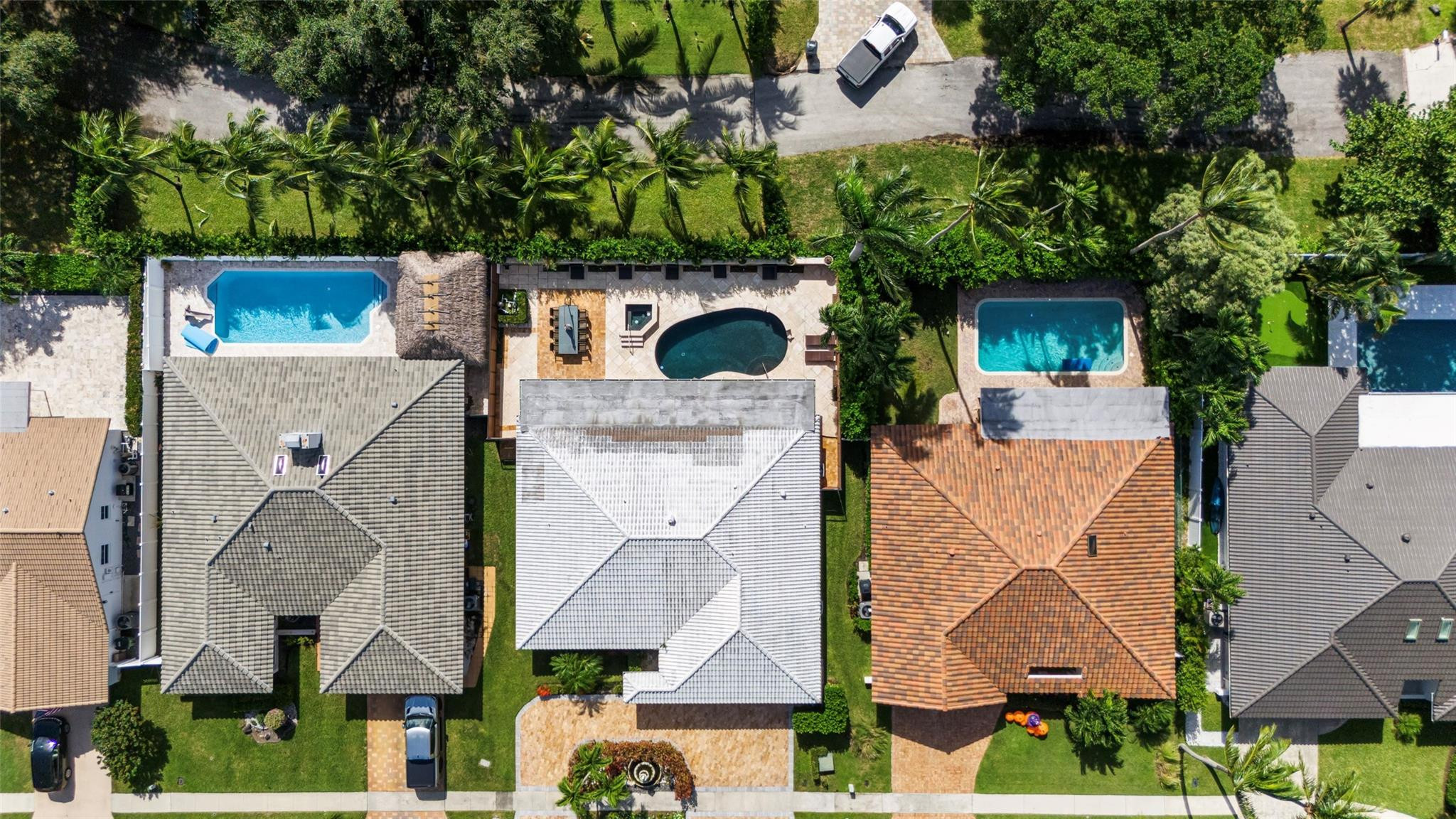 5223 Deerhurst Crescent Circle Boca Raton, FL 33486 - Photo 4 of 51 an aerial view of house with yard and swimming pool