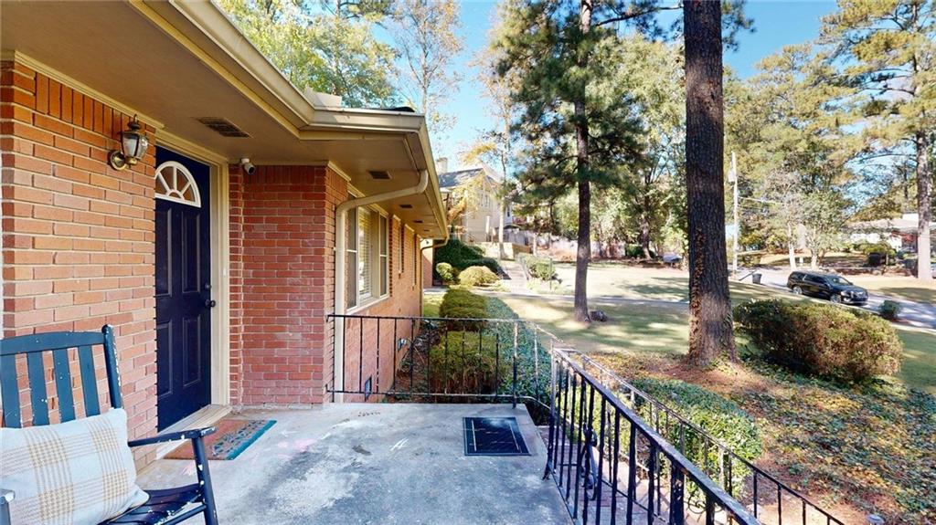 1838 Bruce Road Northeast Atlanta, GA 30329 - Photo 51 of 59 a view of a house with backyard and sitting area