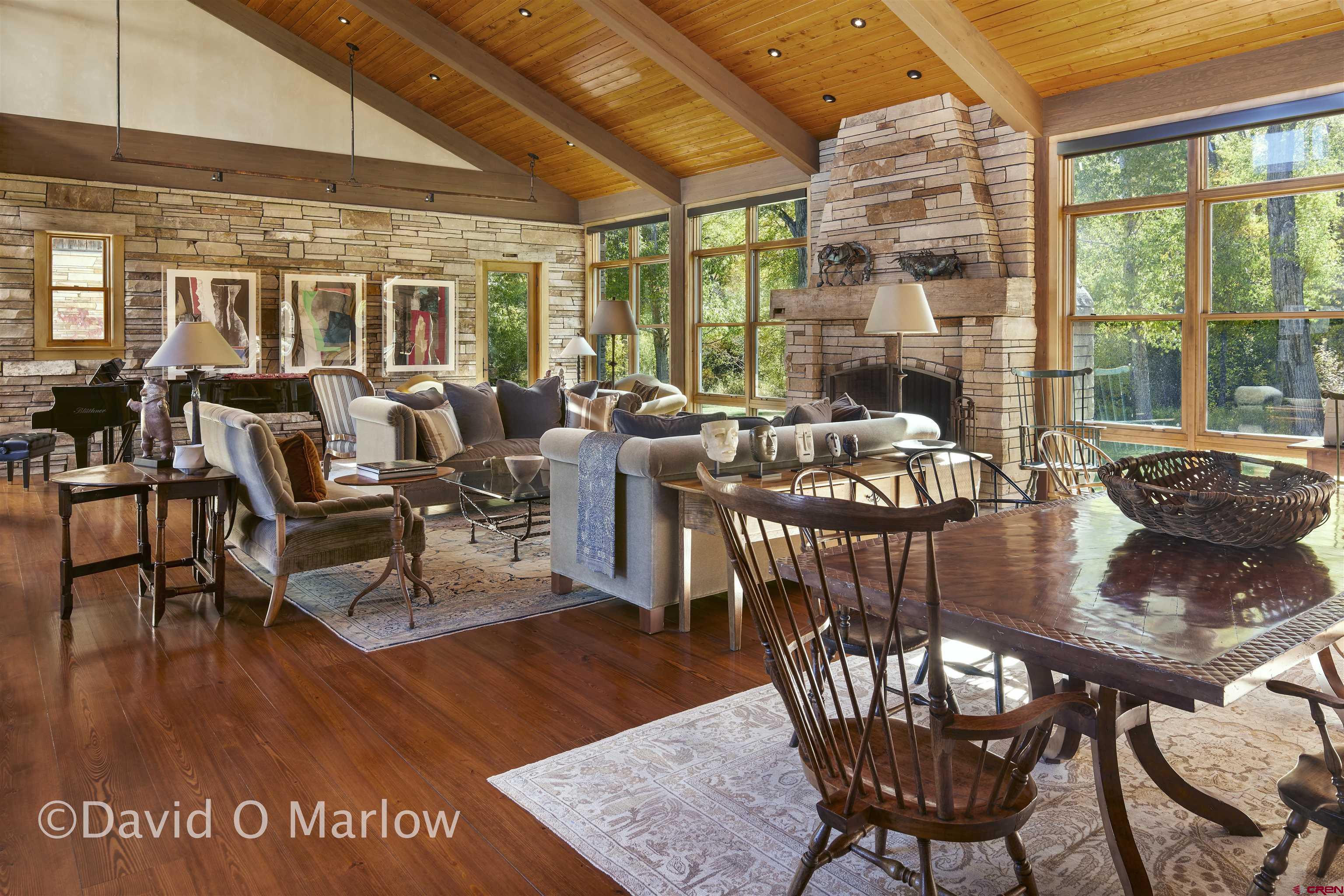 505 Eagle Creek Road Gunnison, CO 81230 - Photo 7 of 45 a view of a dining room with furniture window and outside view