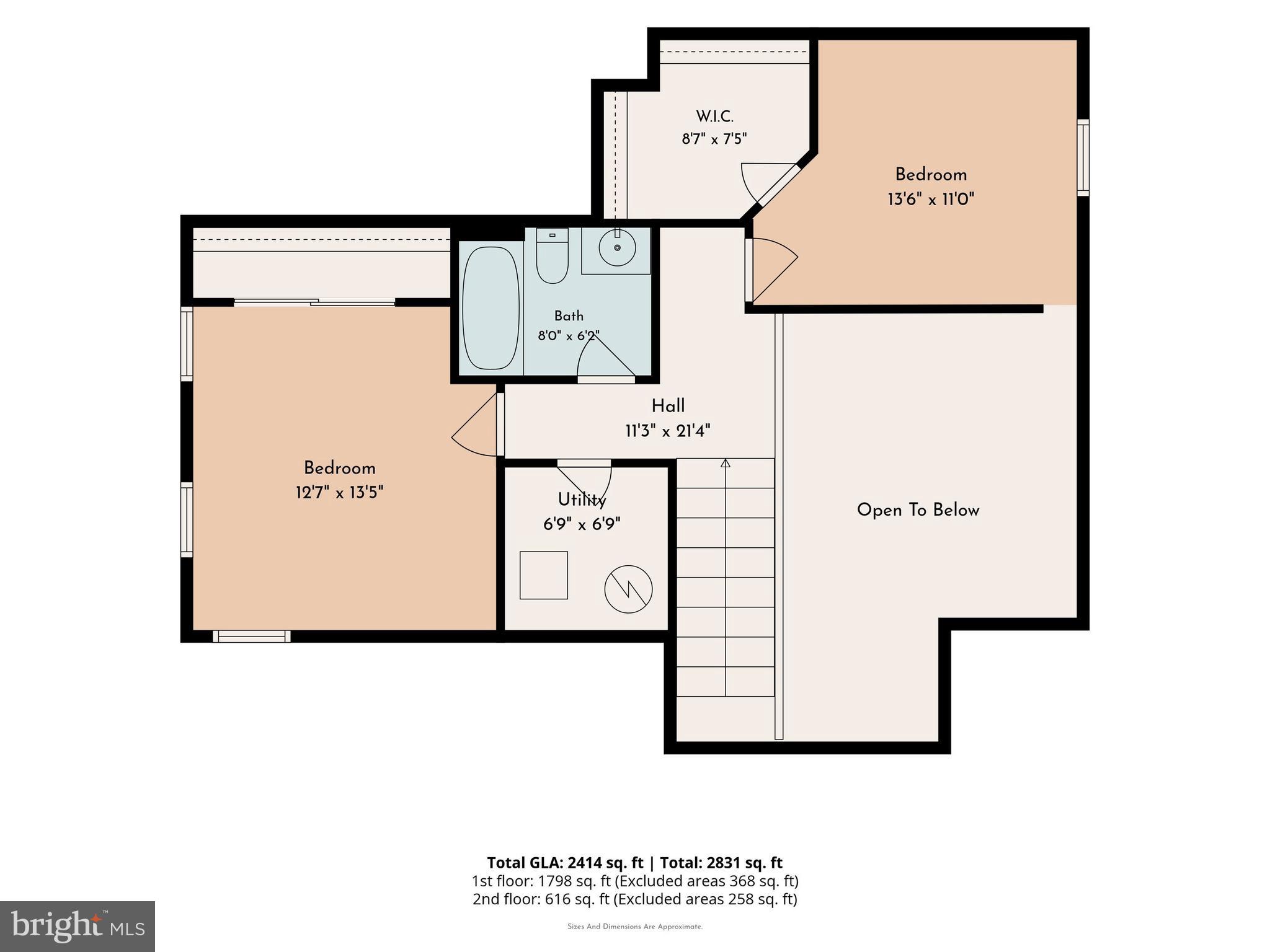 17 Brentwood Road Boothwyn, PA 19061 - Photo 26 of 26 Second Floor Plan