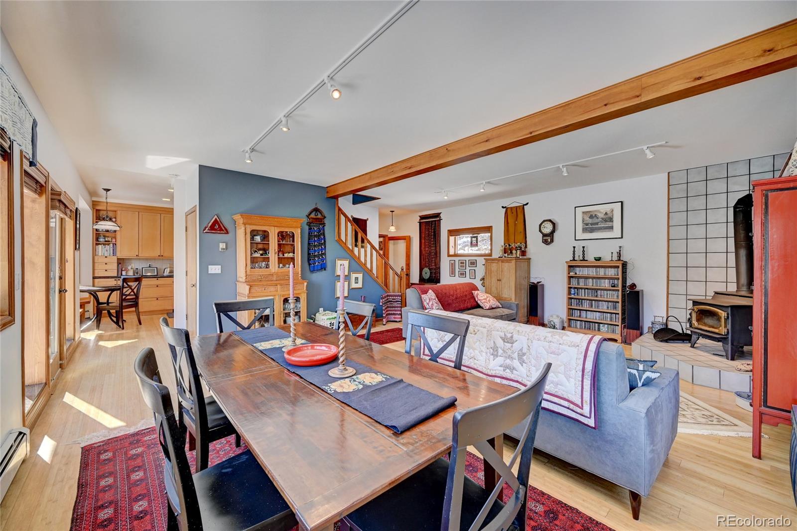 27 Conifer Road Golden, CO 80401 - Photo 9 of 40 a view of a dining room with furniture