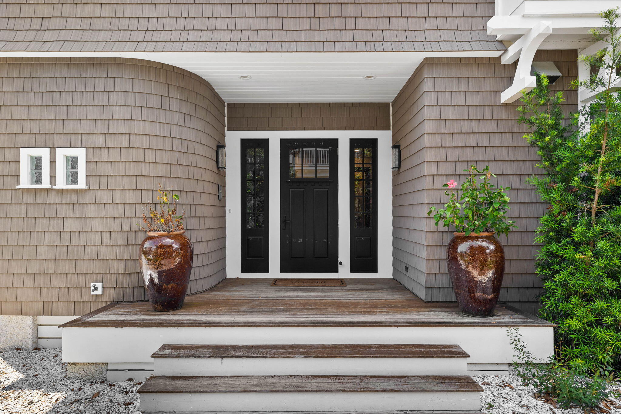 47 Compass Point Way Inlet Beach, FL 32461 - Photo 6 of 50 a view of a door of the house with potted plants