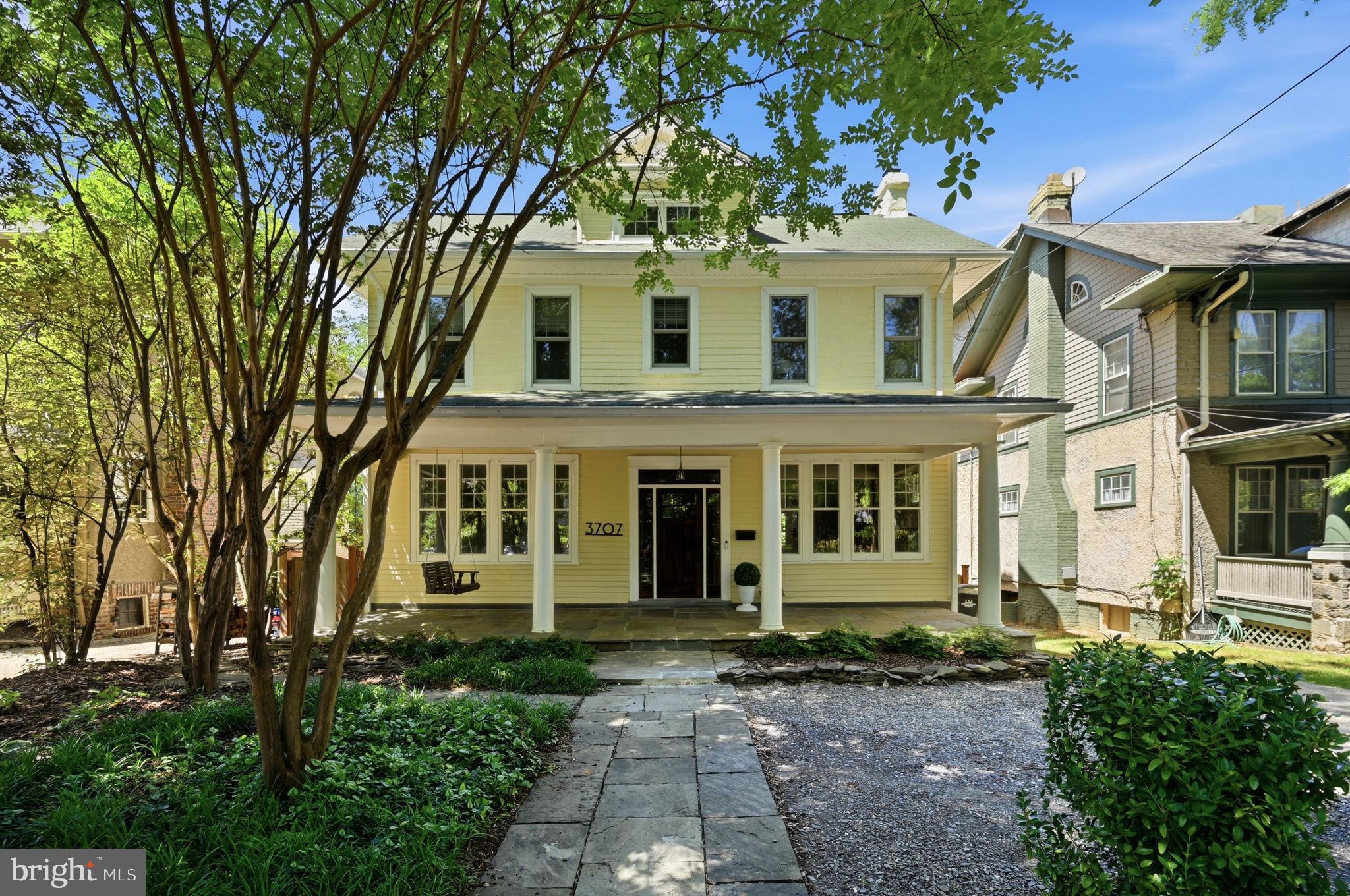3707 Military Road Northwest Washington, DC 20015 - Photo 1 of 57 Timeless and expanded American Four Square