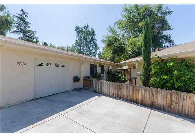 8859 Los Coches Road Lakeside, CA 92040 - Photo 19 of 25 2nd home is only a few years old, has dual-paned windows, central heat & air. The oversized 1-car garage has its own gate for entry and exit from the spacious driveway.