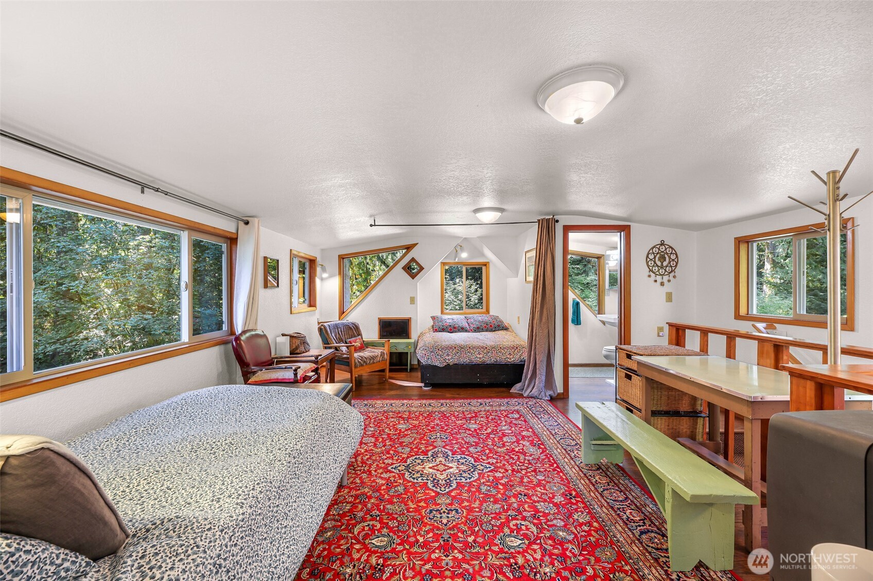 9778 Mt Baker Highway Deming, WA 98244 - Photo 18 of 40 a living room with furniture and a large window
