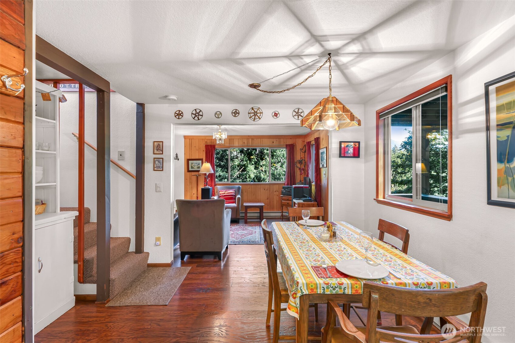 9778 Mt Baker Highway Deming, WA 98244 - Photo 6 of 40 a view of a dining room with furniture window and outside view