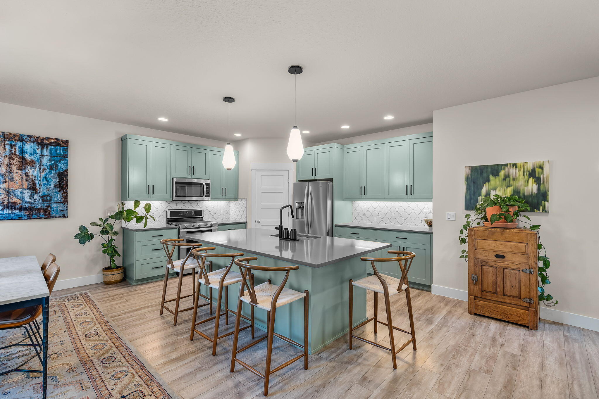 19985 Voltera Place Bend, OR 97702 - Photo 14 of 52 Painted cabinets and upgraded hardware