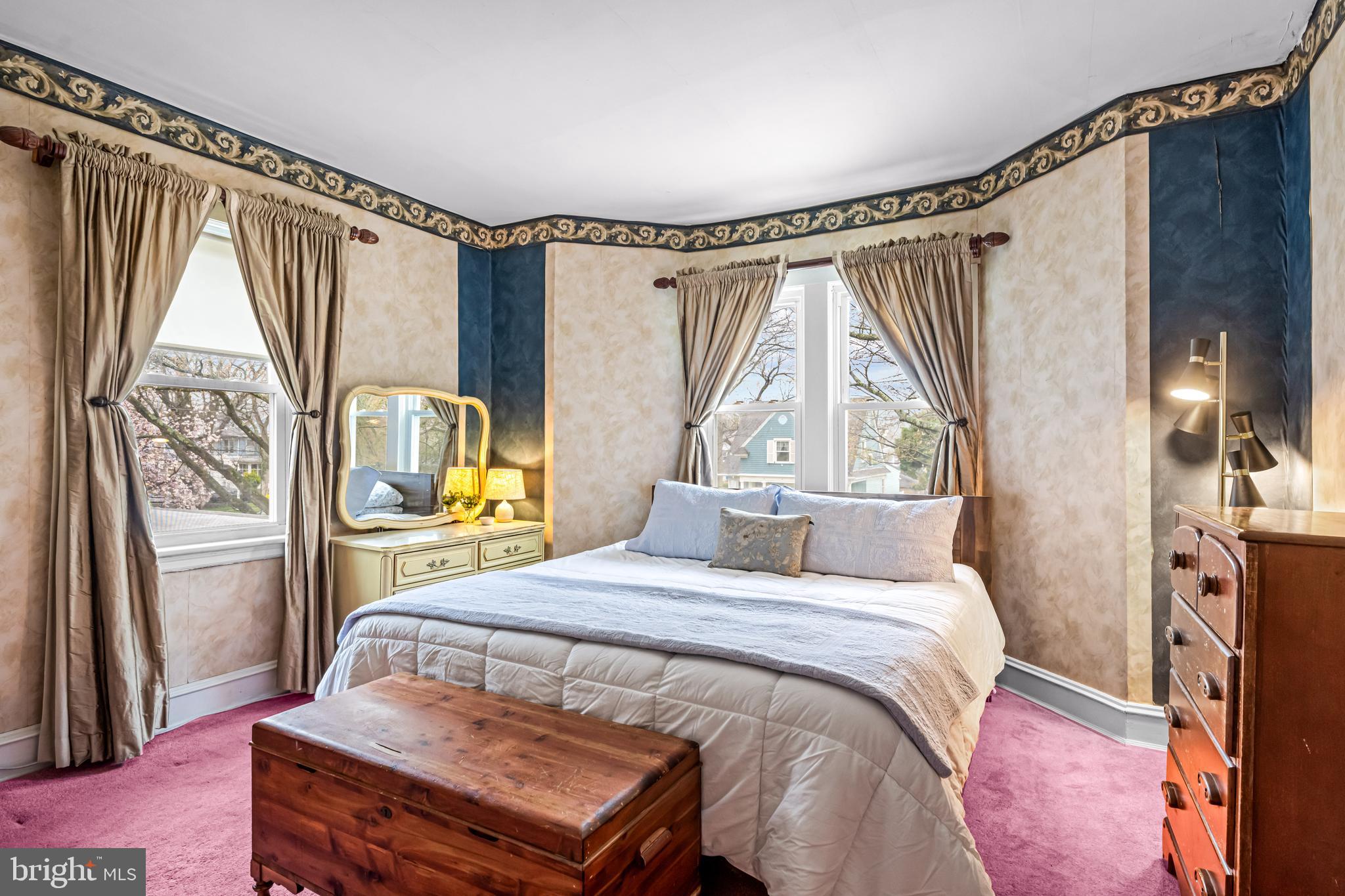 403 Midway Riverton, NJ 08077 - Photo 33 of 53 a bedroom with a bed and a window