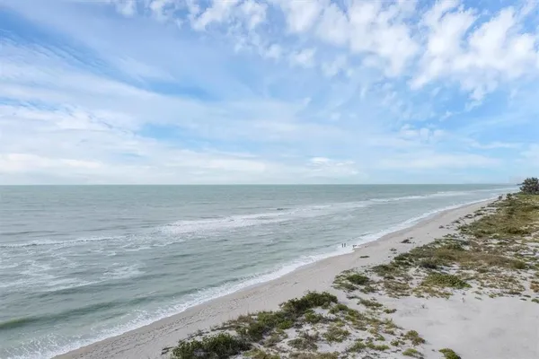 a view of beach and ocean