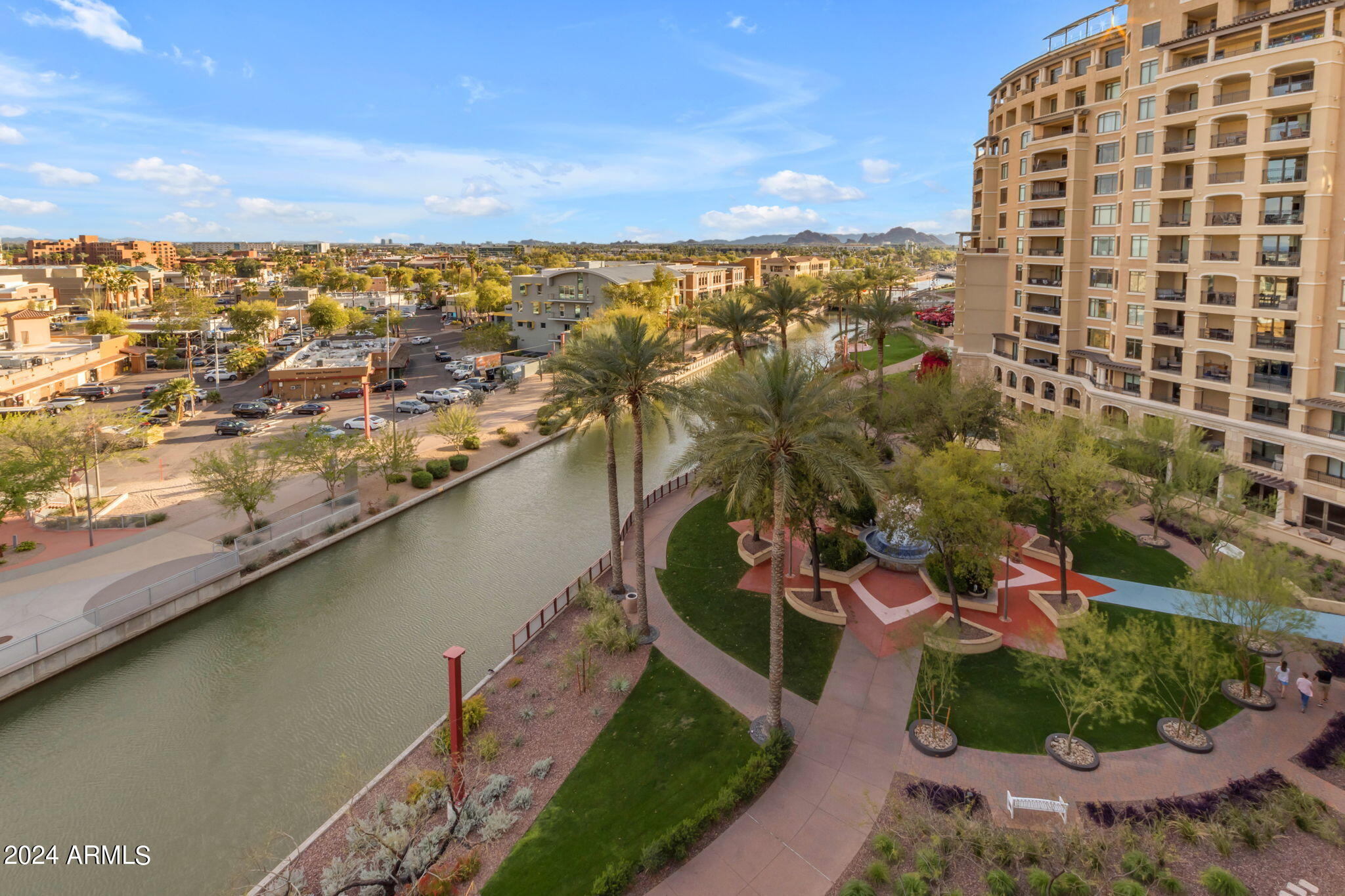 7181 East Camelback Road, Unit 704 Scottsdale, AZ 85251 - Photo 21 of 96 Look out to the canal & park area