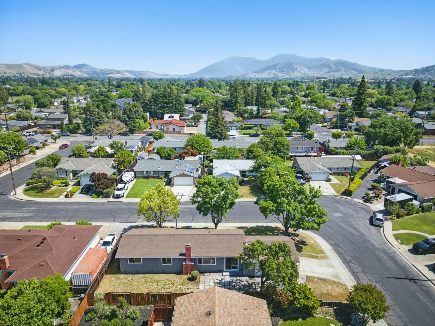 1693 Greentree Drive Concord, CA 94521 - Photo 38 of 40 an aerial view of residential houses with outdoor space and parking