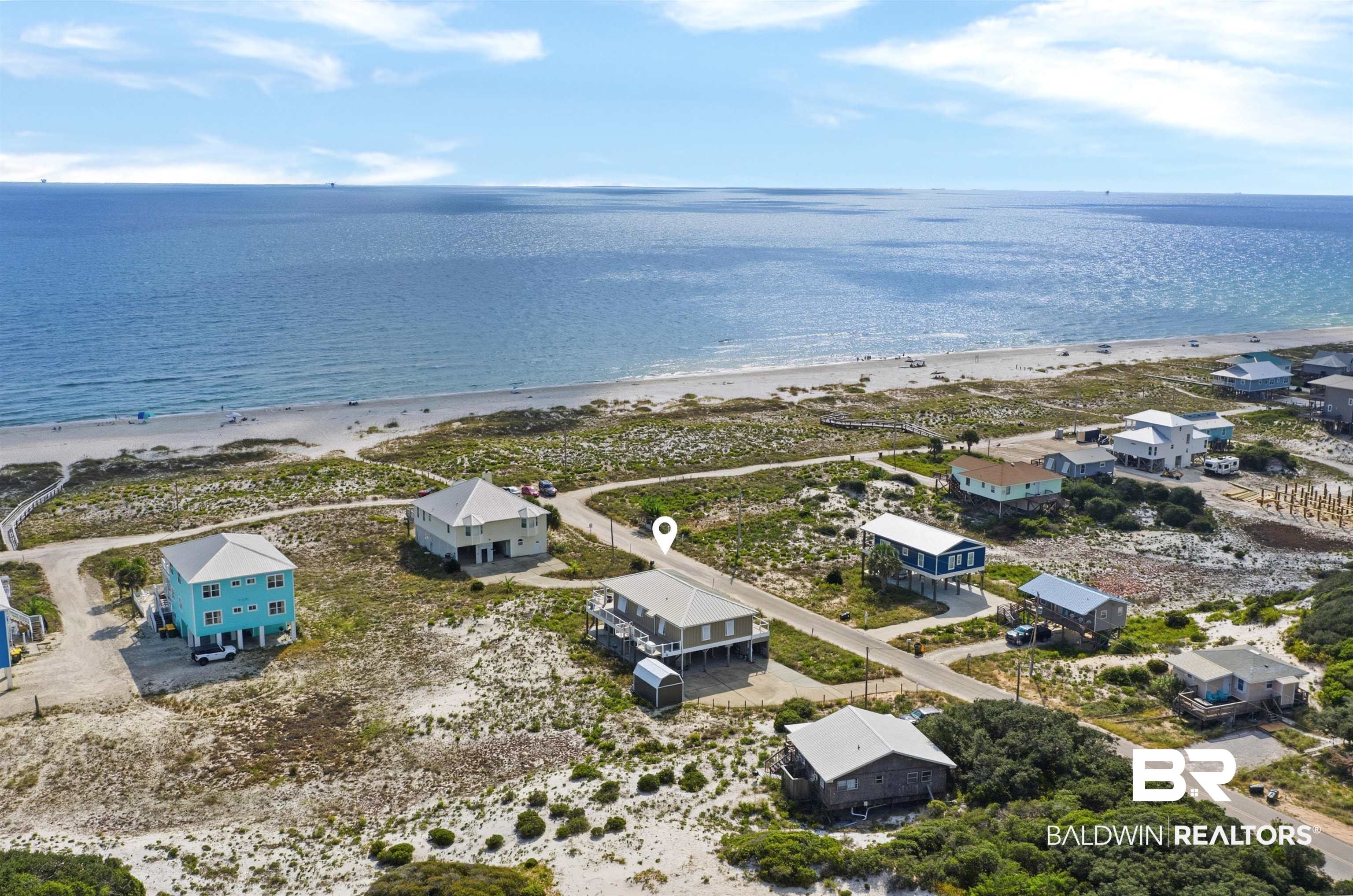 418 Veterans Road Gulf Shores, AL 36542 - Photo 7 of 51 Aerial View