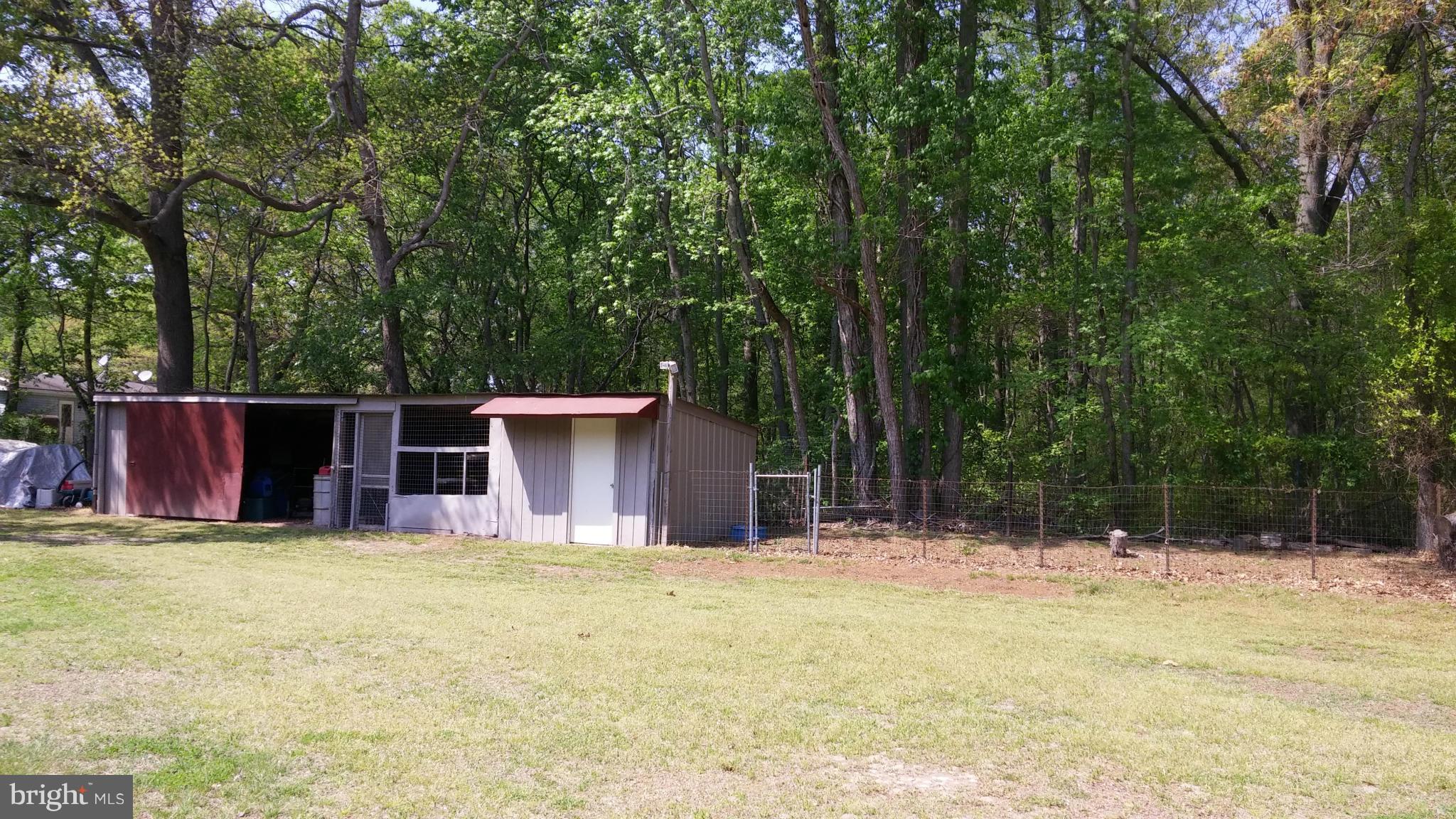 17685 Henderson Road Marydel, MD 21649 - Photo 21 of 27 Chicken coop with fenced run