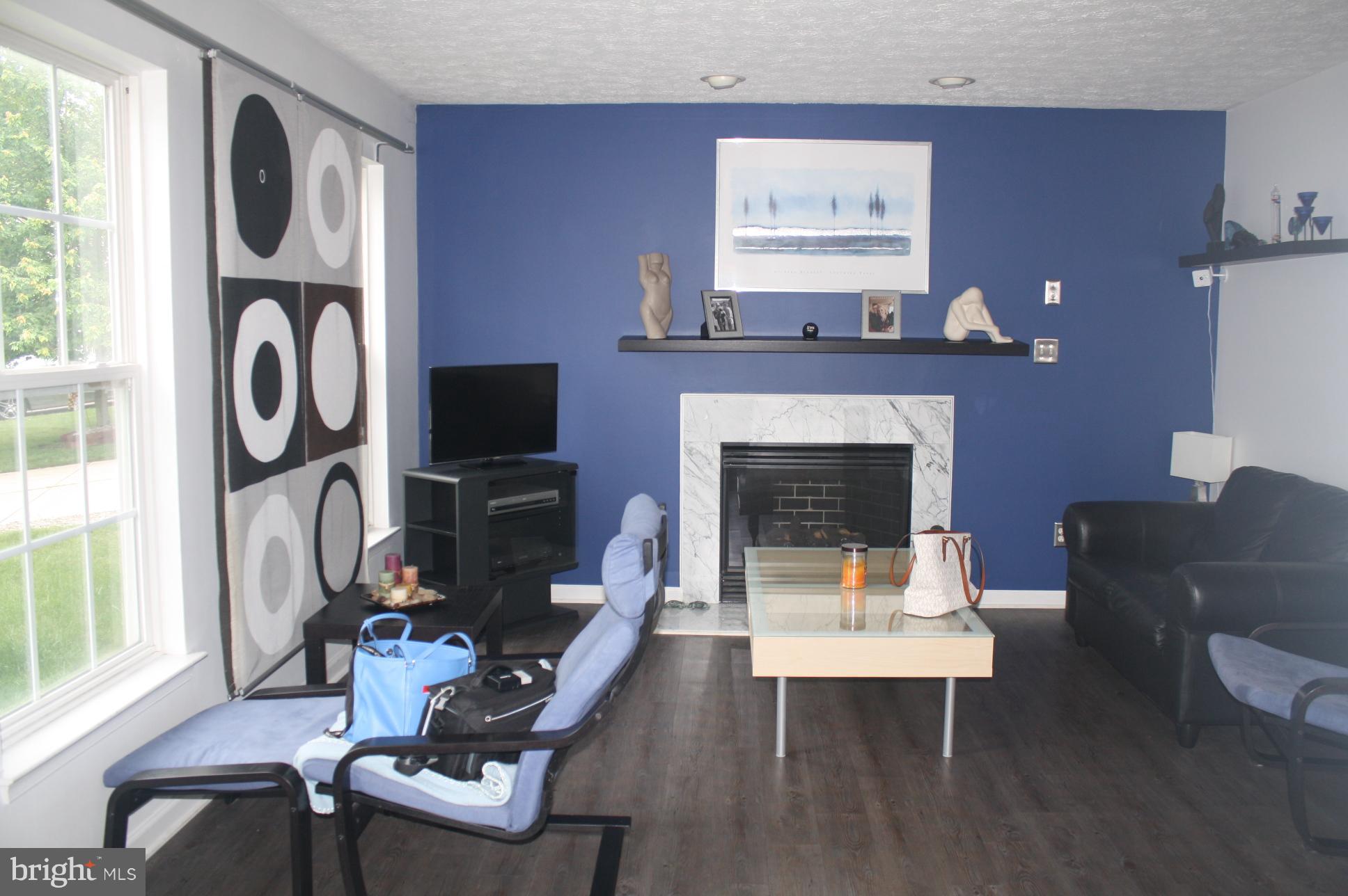 2808 Profitt Path Edgewood, MD 21040 - Photo 3 of 15 Living Room with Fireplace