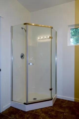 a view of city from balcony