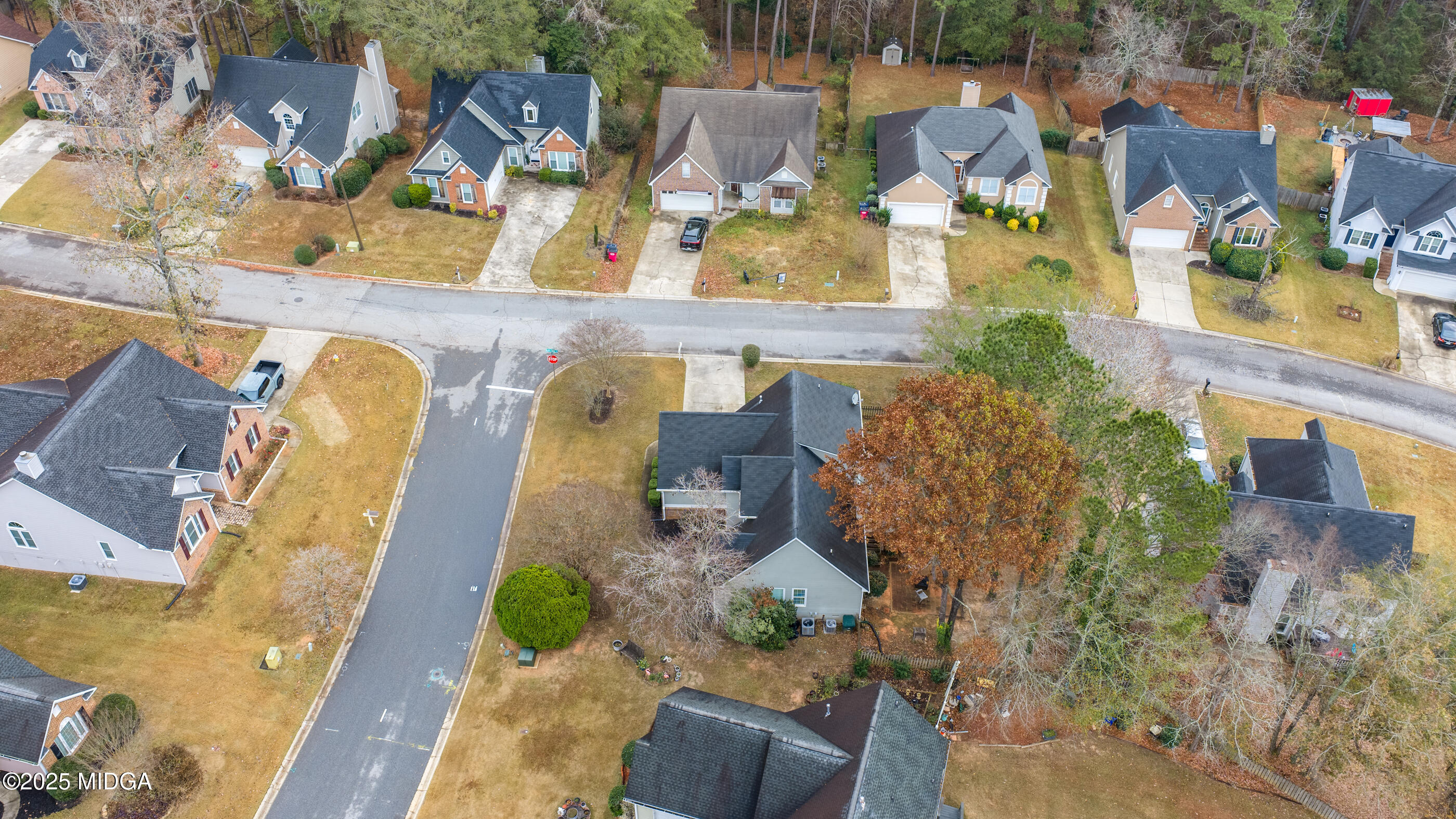 199 Springfield Boulevard Macon, GA 31210 - Photo 43 of 44 an aerial view of a residential houses with outdoor space