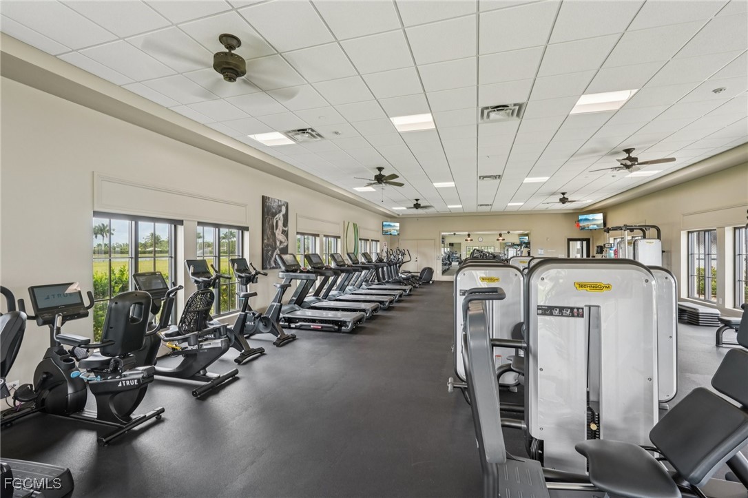 11872 Arbor Trace Drive Fort Myers, FL 33913 - Photo 40 of 50 a view of a room with gym equipment