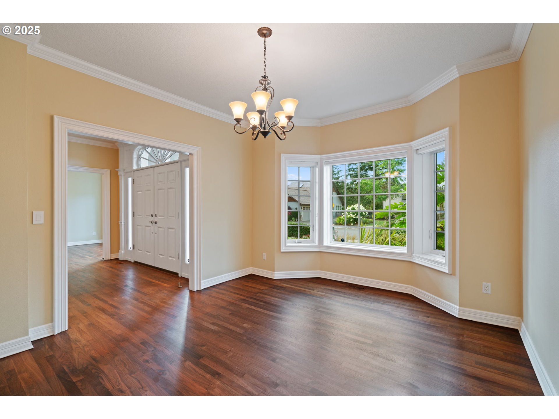 3110 Northwest Lacamas Drive Camas, WA 98607 - Photo 10 of 48 a view of an empty room with a window and wooden floor