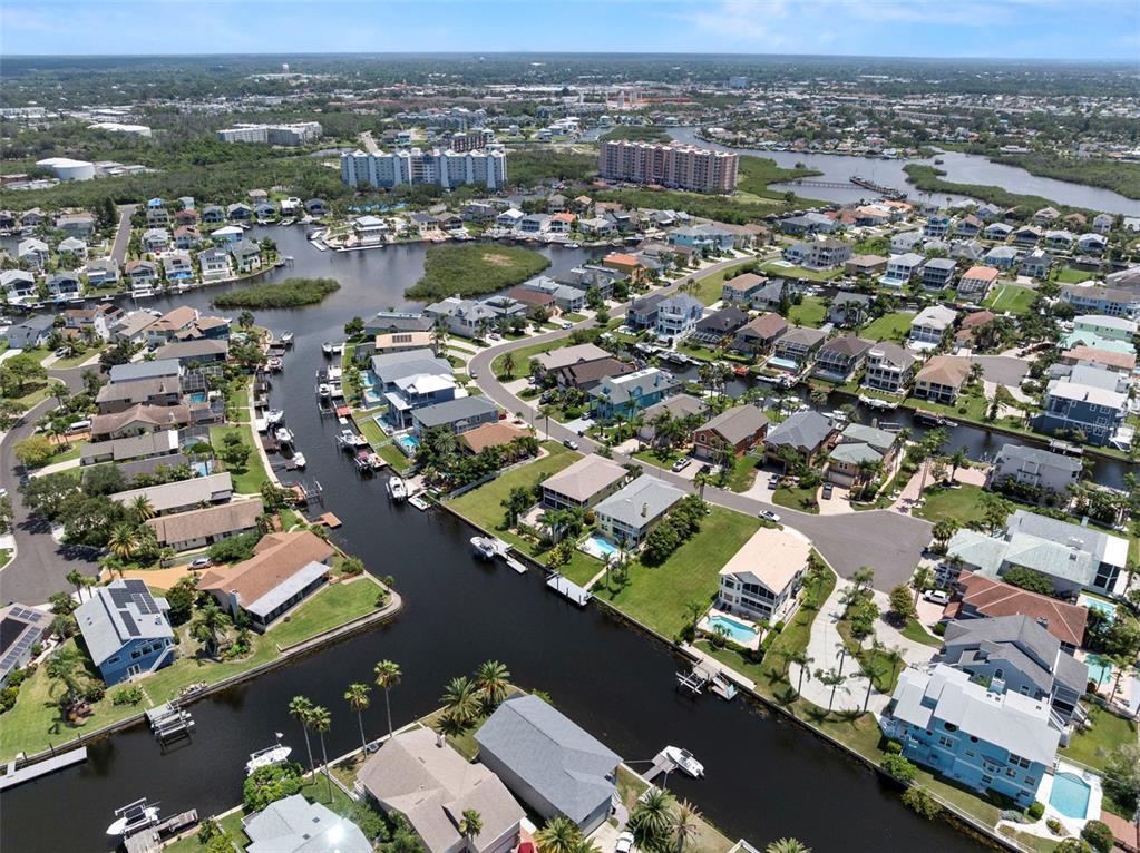 6170 Seaside Drive New Port Richey, FL 34652 - Photo 73 of 89 an aerial view of residential houses with outdoor space