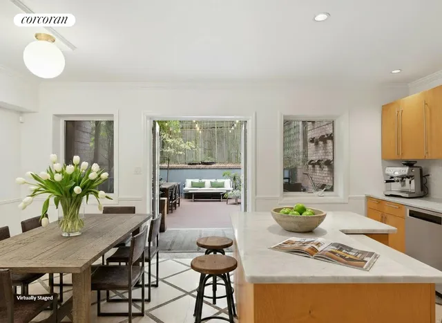 a black and white photo of a living room