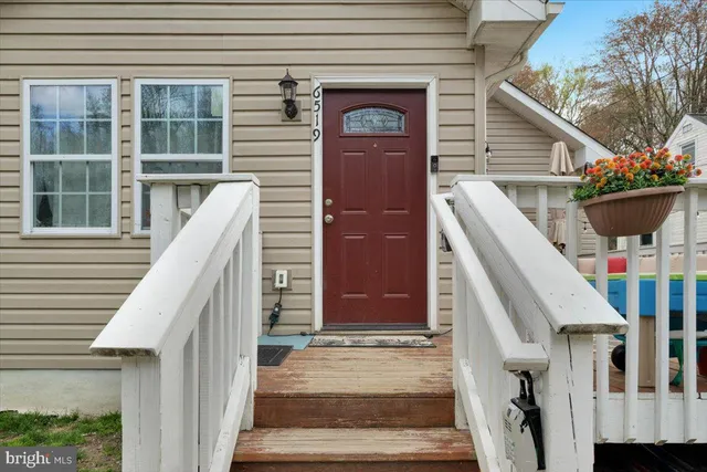 a view of a house with stairs and stairs