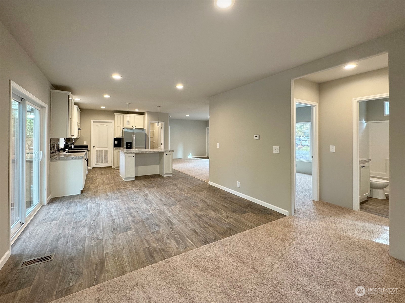 180 Madrona Way Sequim, WA 98382 - Photo 20 of 35 a view of kitchen with wooden floor