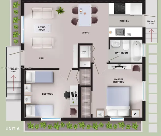 $2,390 | 1191 Northwest 40th Street, Unit A, Miami, FL 33127