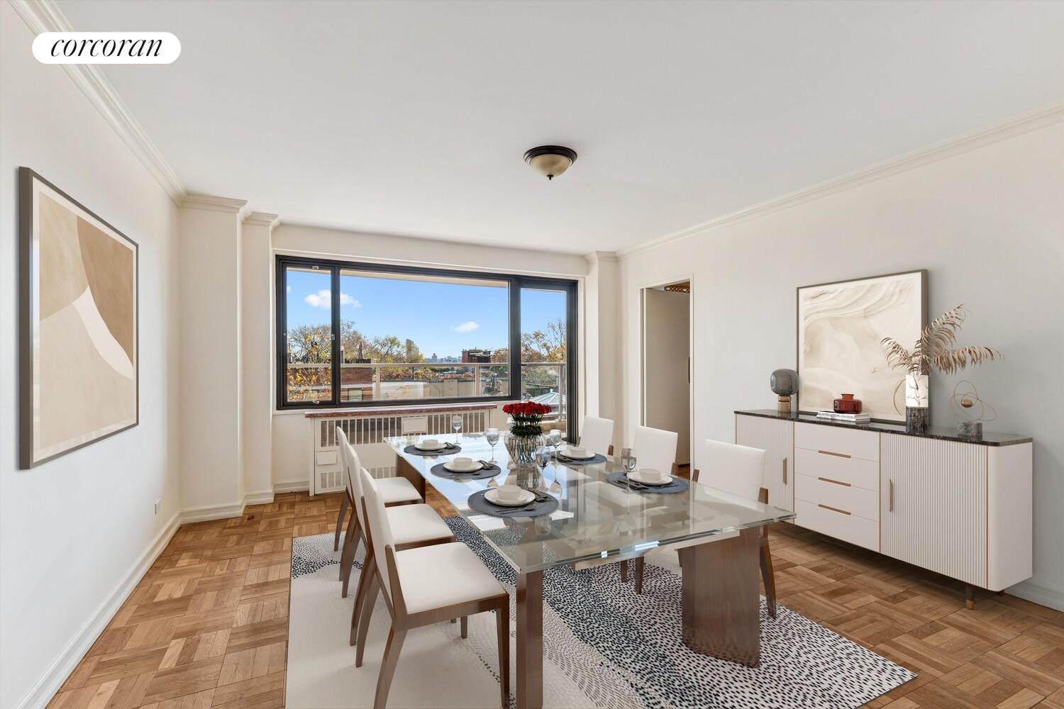 535 East 86th Street, Unit 6F Manhattan, NY 10028 - Photo 3 of 22 a view of a dining room with furniture