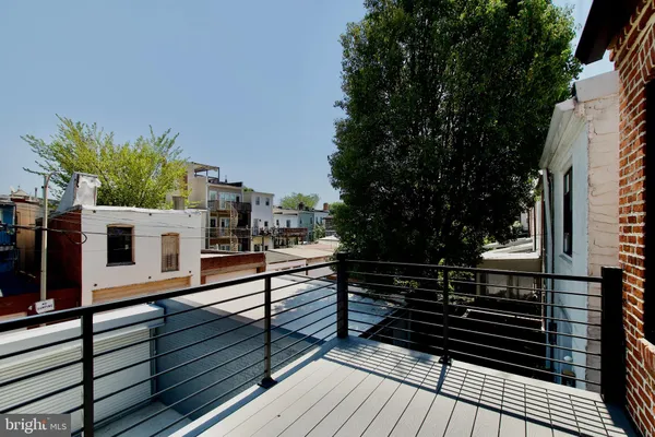 a view of a roof deck