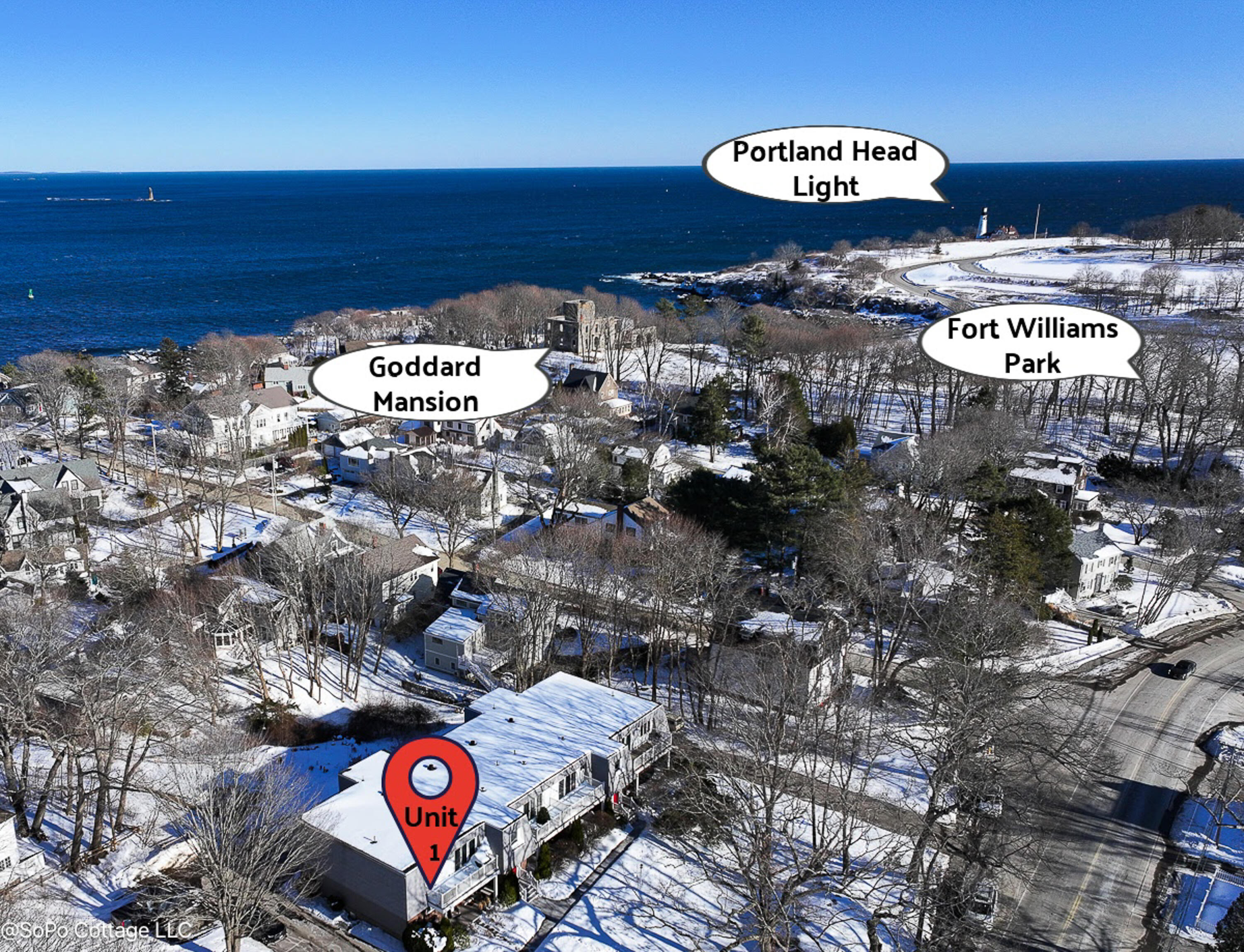 970 Shore Road, Unit 1 Cape Elizabeth, ME 04107 - Photo 4 of 37 location location location