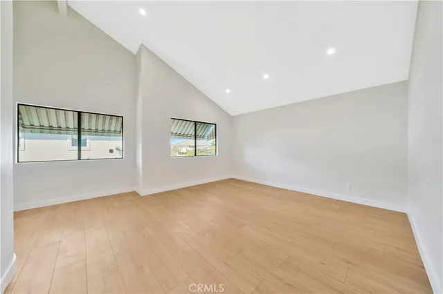 a view of livingroom with hallway