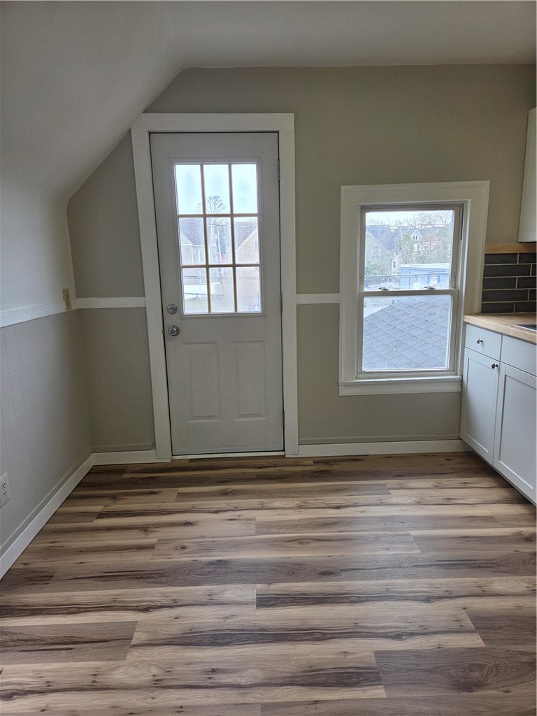 21 Gardiner Park Rochester, NY 14607 - Photo 10 of 22 rear door with access down to your 1 car garage an