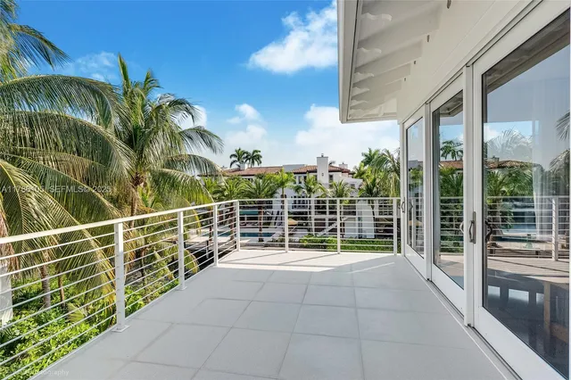 a view of roof with potted plants