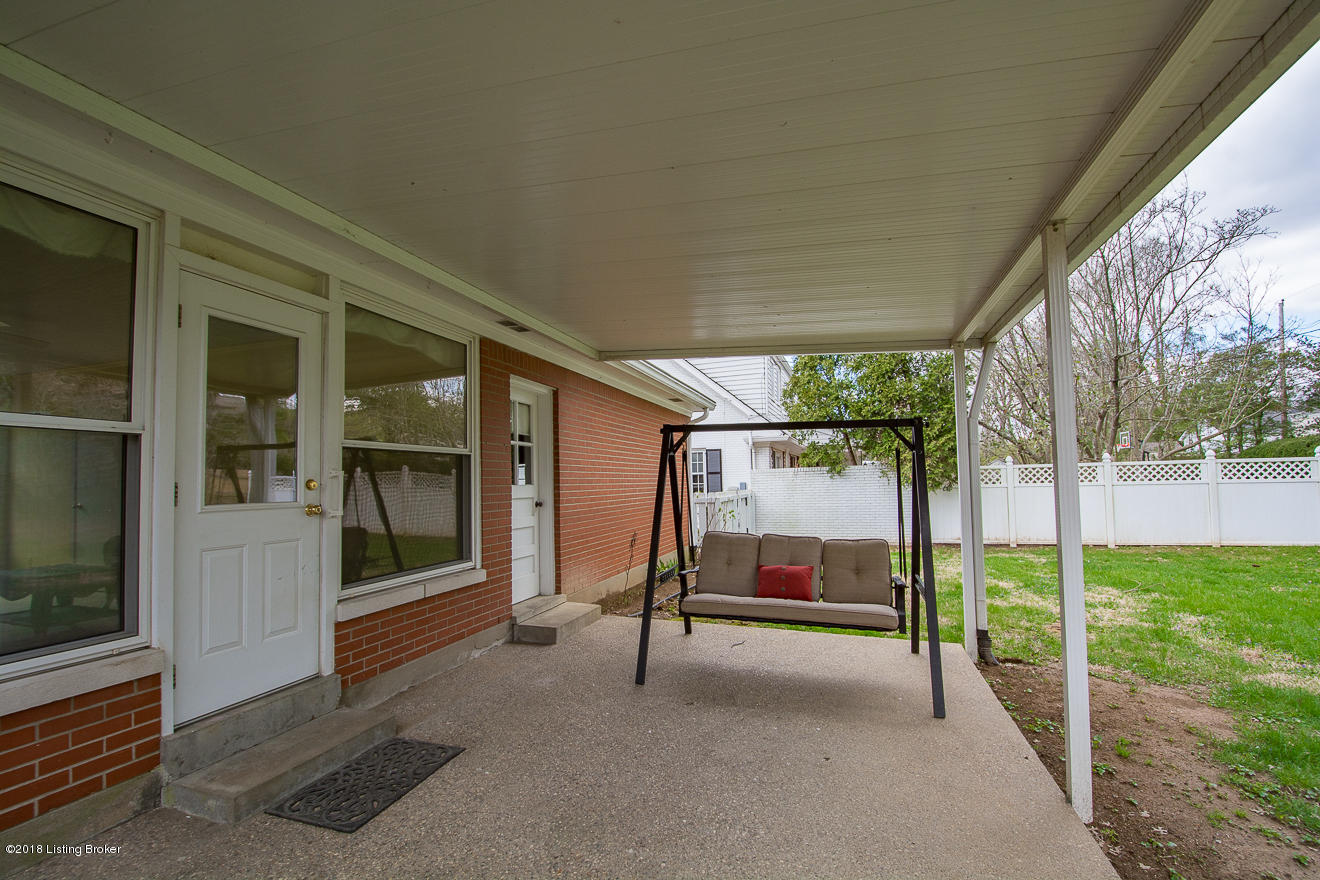 3247 Beals Branch Road Louisville, KY 40206 - Photo 43 of 48 Covered Patio