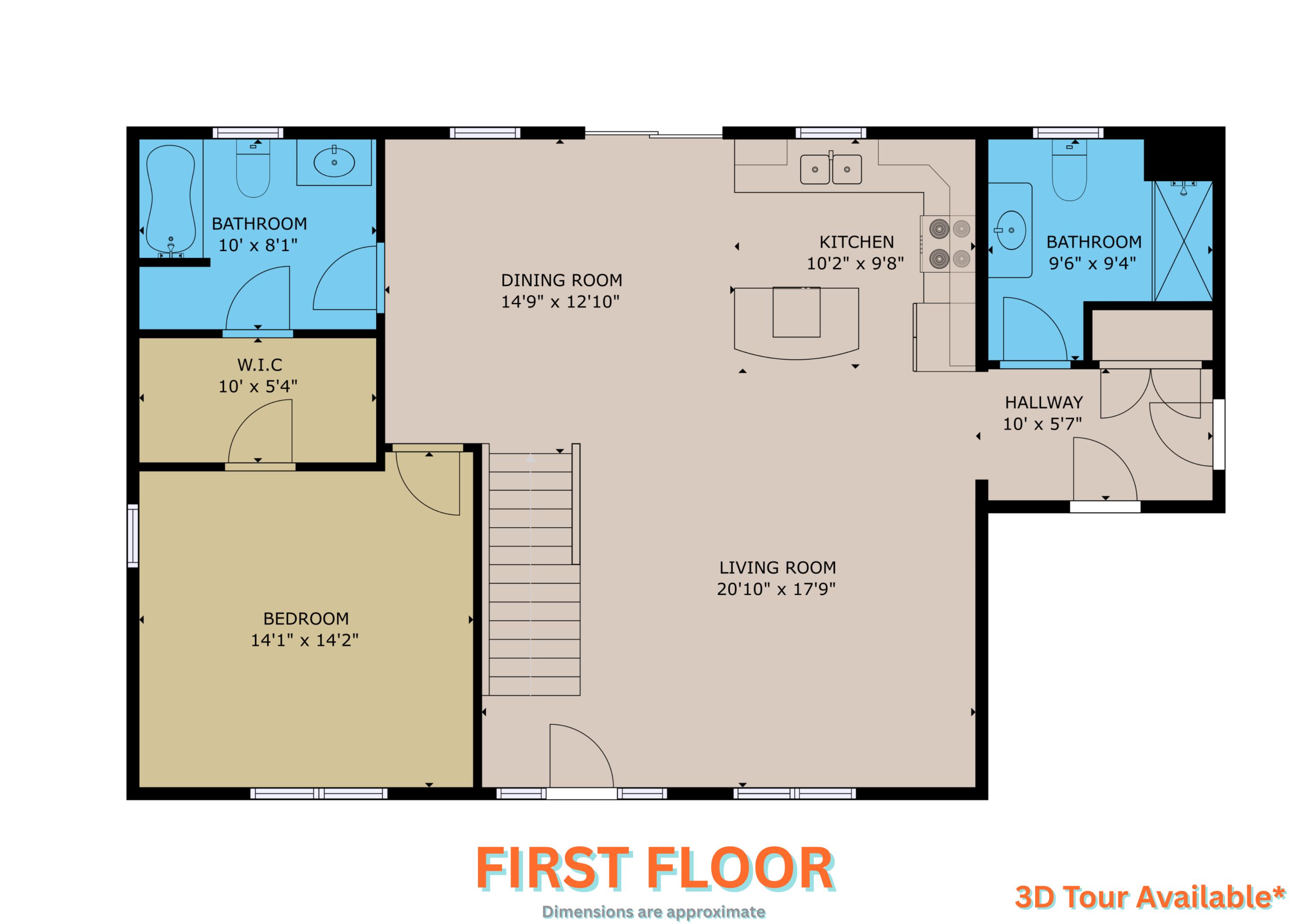 17 Maple Street Mapleton, ME 04757 - Photo 57 of 62 17 Maple St - First Floor Layout