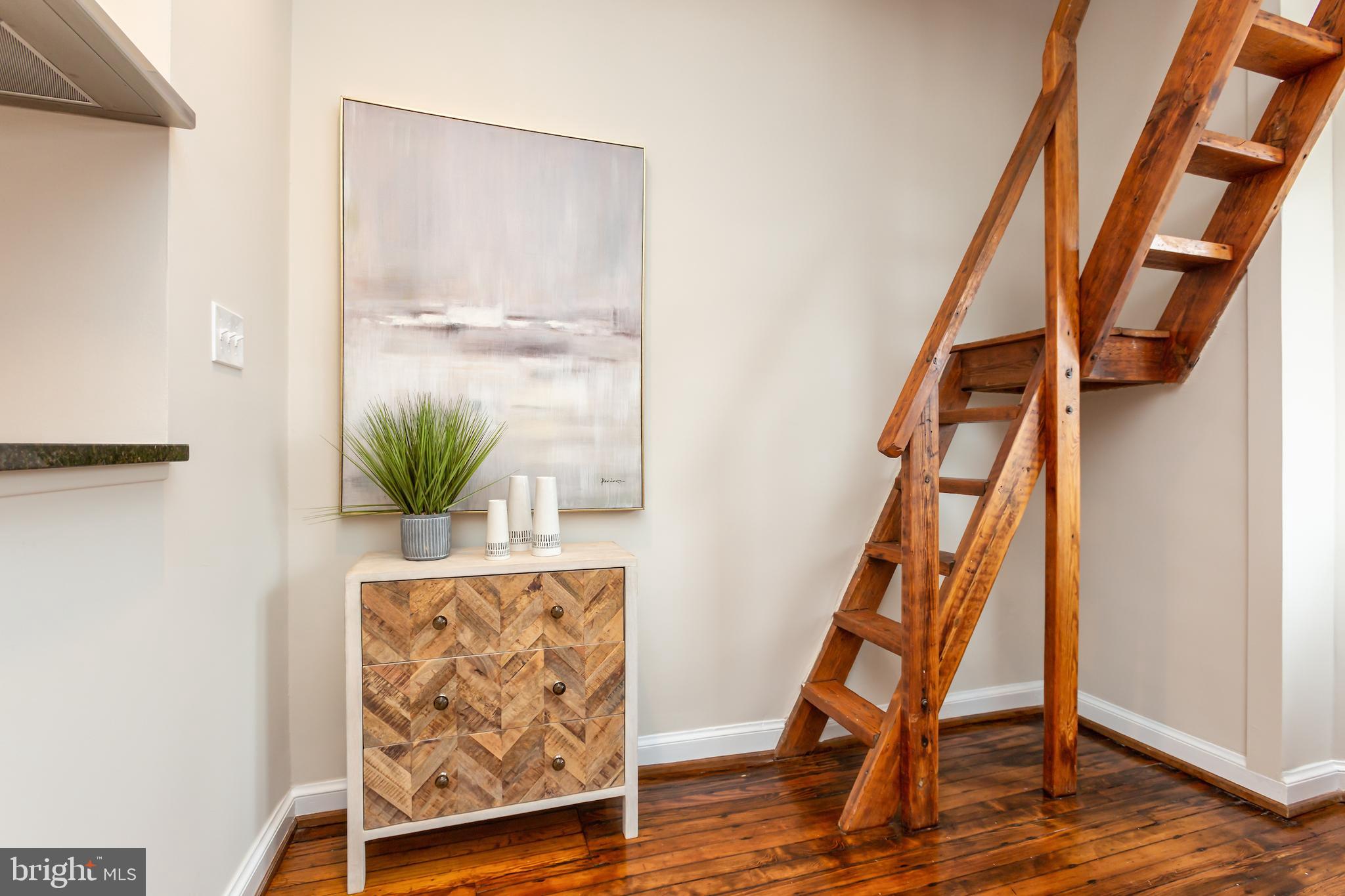 1762 Corcoran Street Northwest, Unit 4 Washington, DC 20009 - Photo 7 of 24 Stairs to cupola hide-away