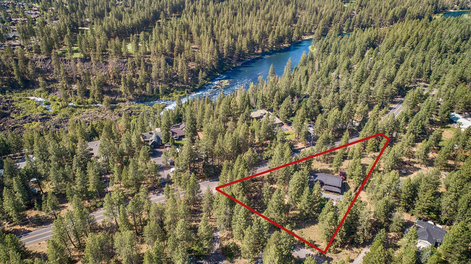 18796 Choctaw Road Bend, OR 97702 - Photo 35 of 35 Overhead with Deschutes River