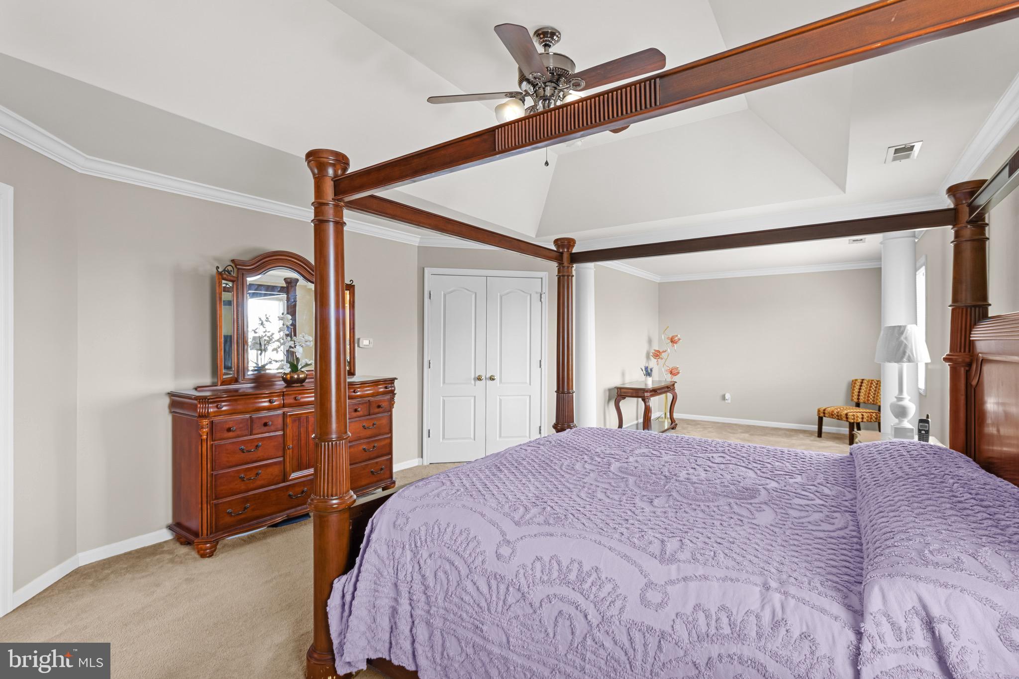 907 Mather Drive Bear, DE 19701 - Photo 59 of 80 a bedroom with a bed and a dresser