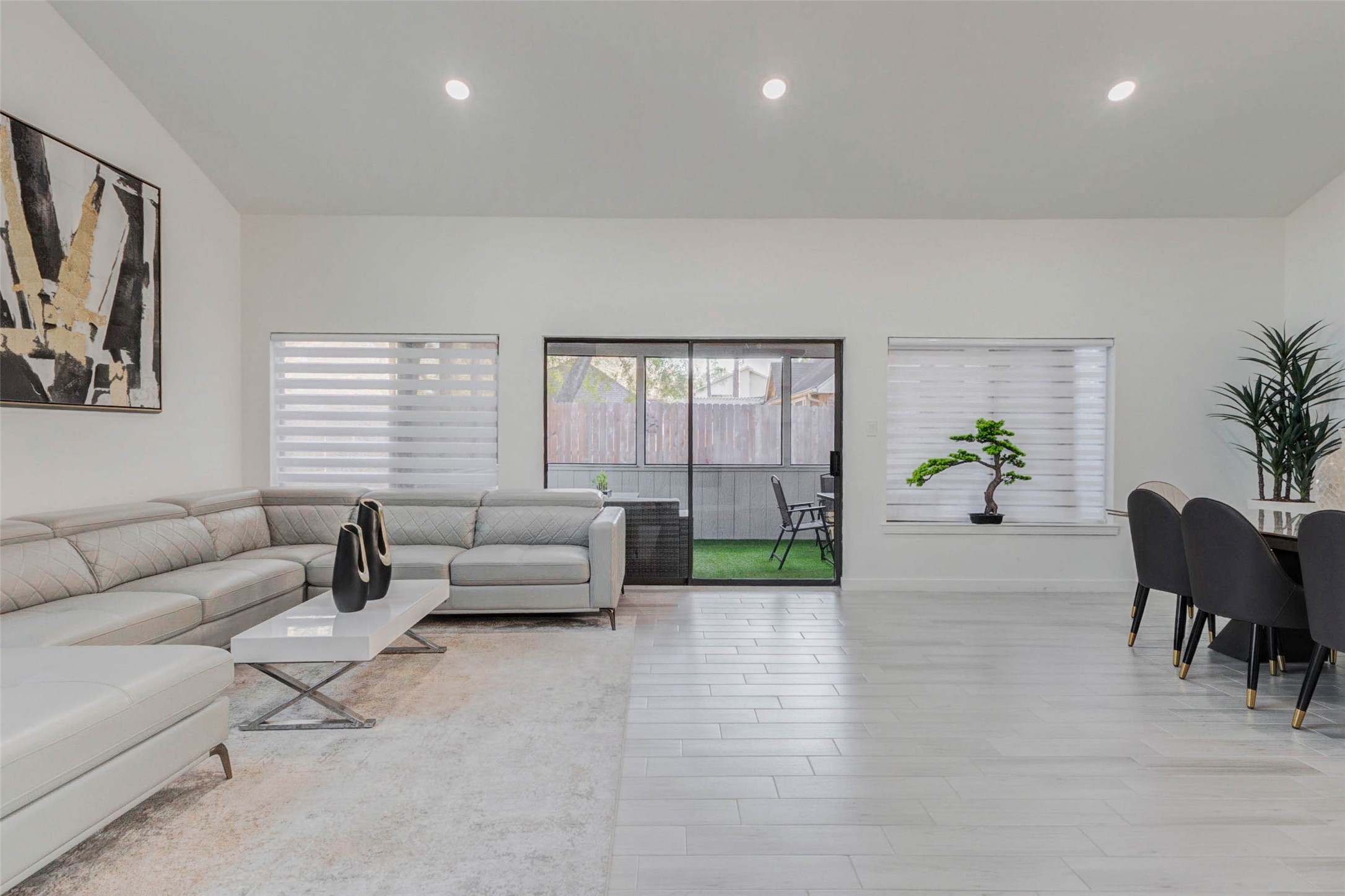 2223 Foreland Drive Houston, TX 77077 - Photo 15 of 39 a living room with furniture and a large window