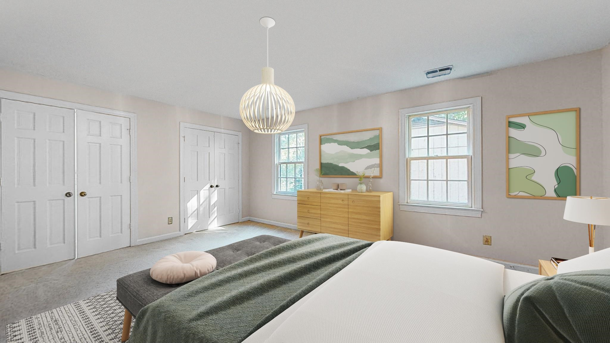 6909 Electra Drive Raleigh, NC 27607 - Photo 5 of 22 a bedroom with bed and window