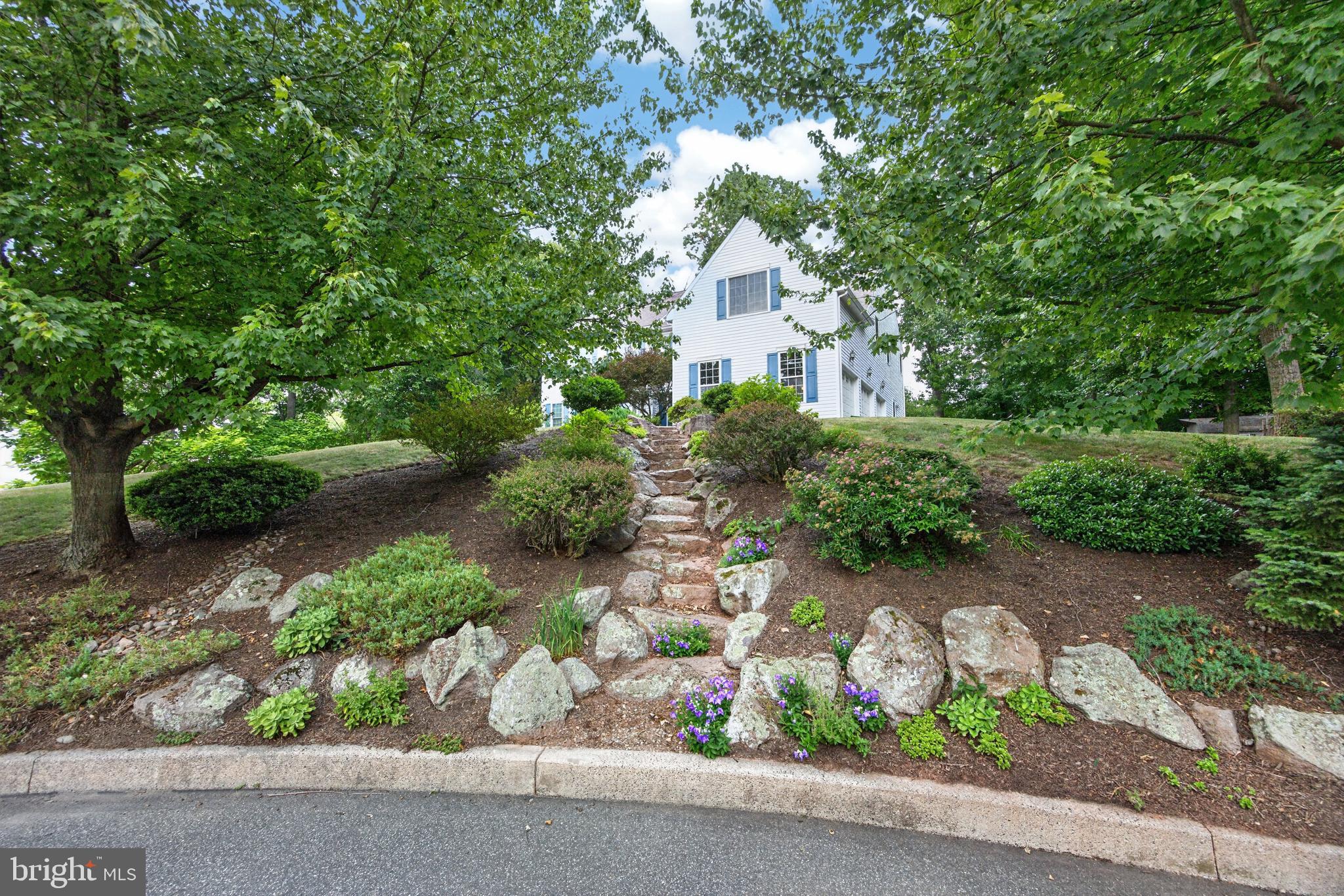 108 Robert Joseph Road Pottstown, PA 19465 - Photo 51 of 71 Stairs from the Cul- De-Sac to the Front Entrance