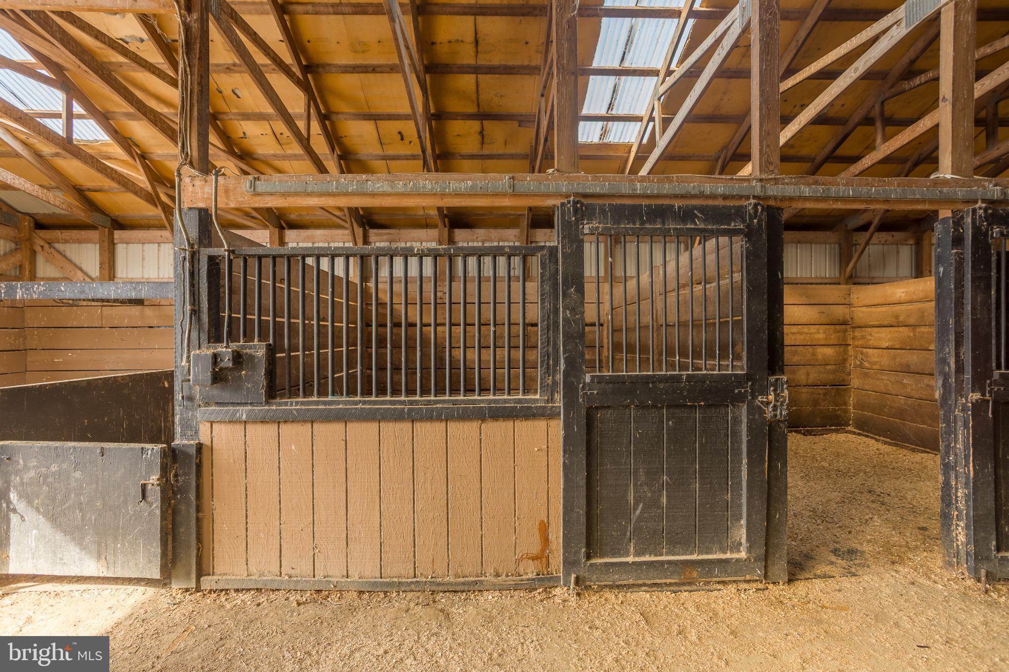 3985 White Road Federalsburg, MD 21632 - Photo 32 of 52 Spacious horse stalls in a rustic barn.