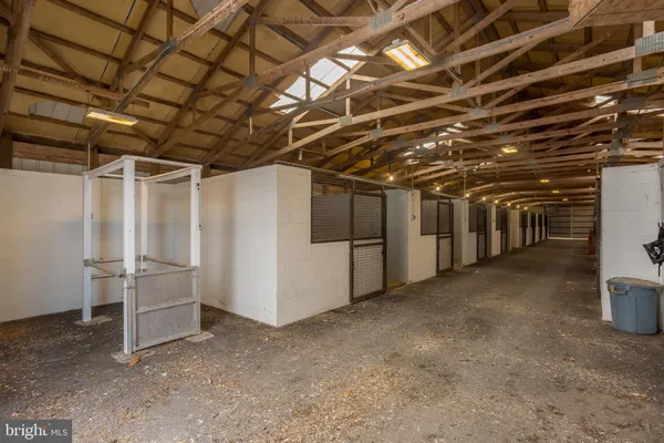a view of a storage room