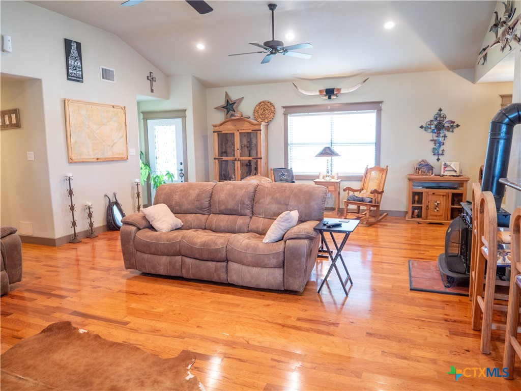1704 Jackson Street Port Lavaca, TX 77979 - Photo 20 of 40 a living room with furniture and a large window