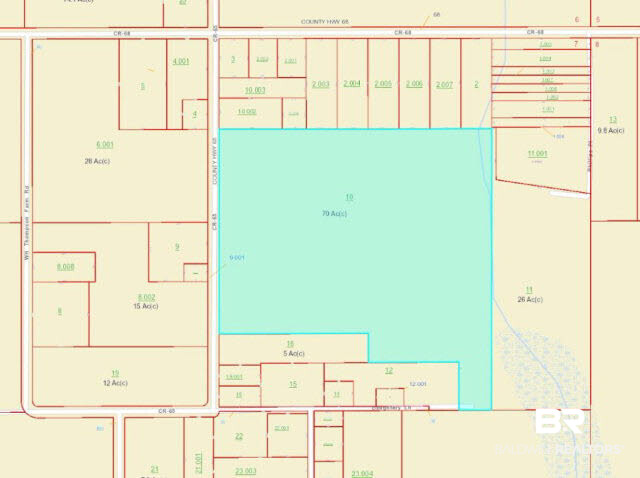 27608 County Road 65 Loxley, AL 36551 - Photo 3 of 32 Tax Map Aerial