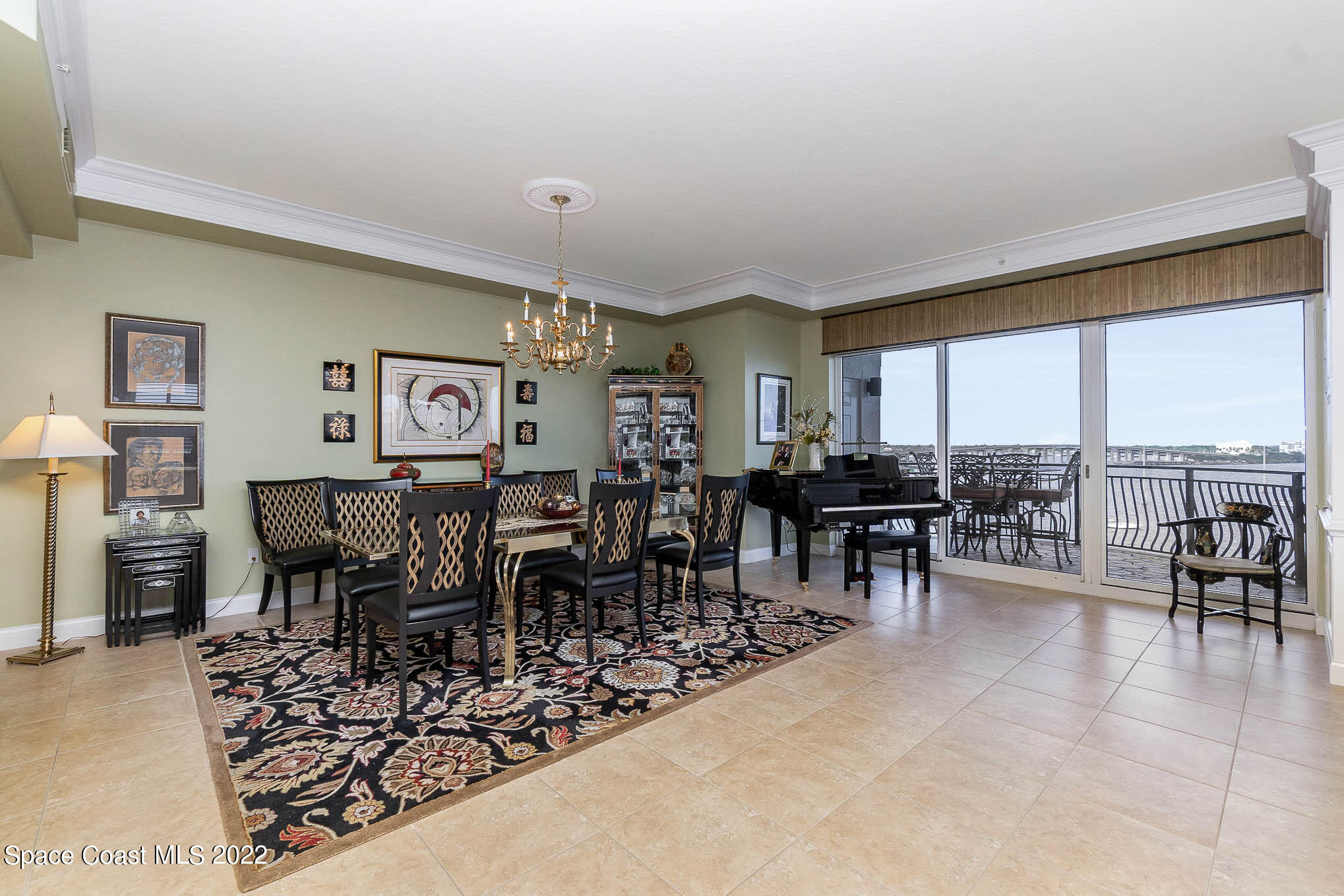 21 Riverside Drive, Unit 702 Cocoa, FL 32922 - Photo 19 of 53 a view of a dining room with furniture window and outside view