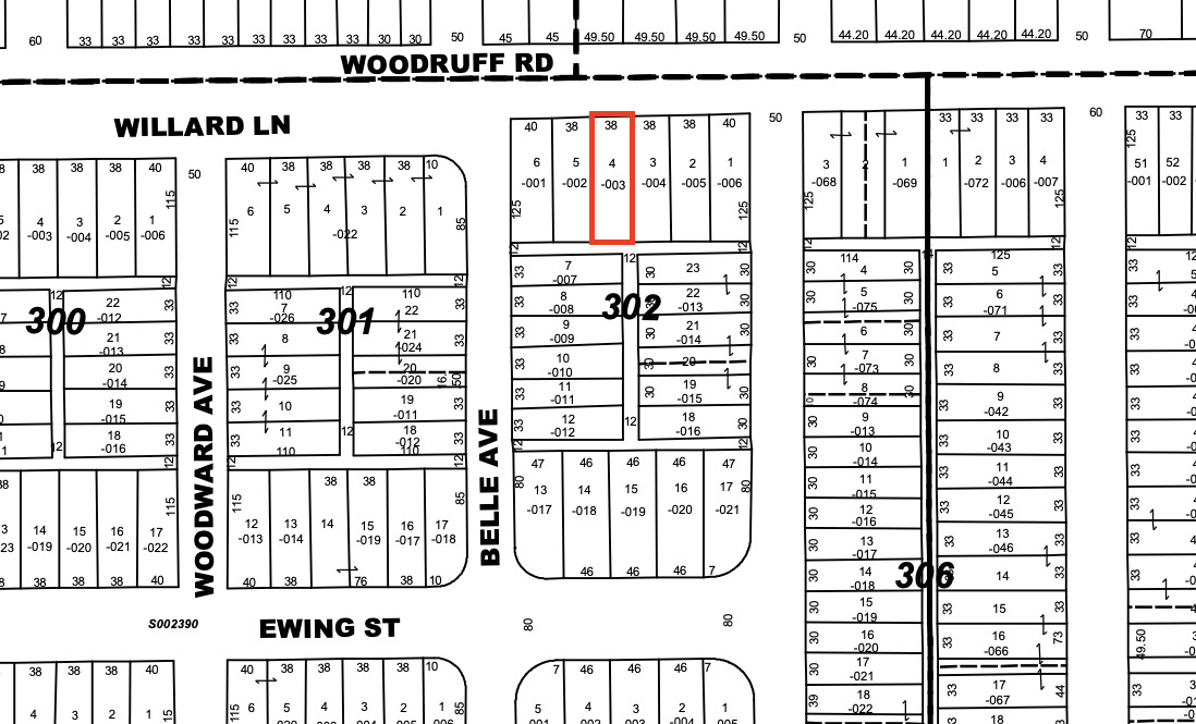 Vacant Woodruff Road Joliet, IL 60432 - Photo 3 of 4 a black and white photo of a black gate