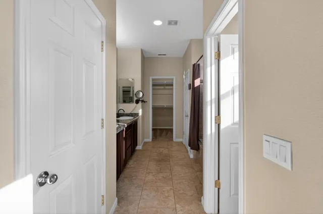 a view of a city and an ocean view