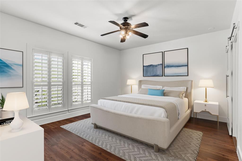 4830 Cedar Springs Road, Unit 3 Dallas, TX 75219 - Photo 11 of 19 Primary Bedroom virtually staged